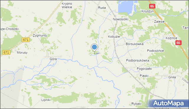 mapa Dziarnowizna, Dziarnowizna na mapie Targeo